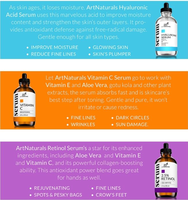 Artnatural Anti Aging Serum Set