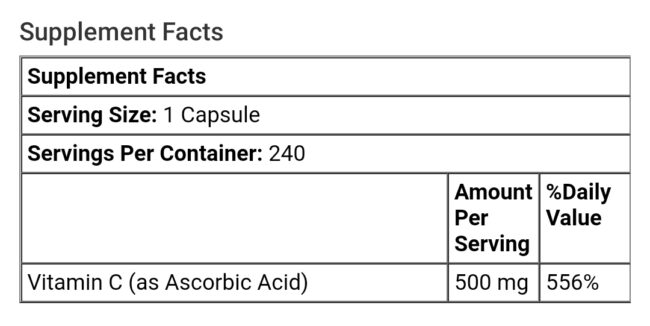 California Gold Nutrition Gold C Vitamin C