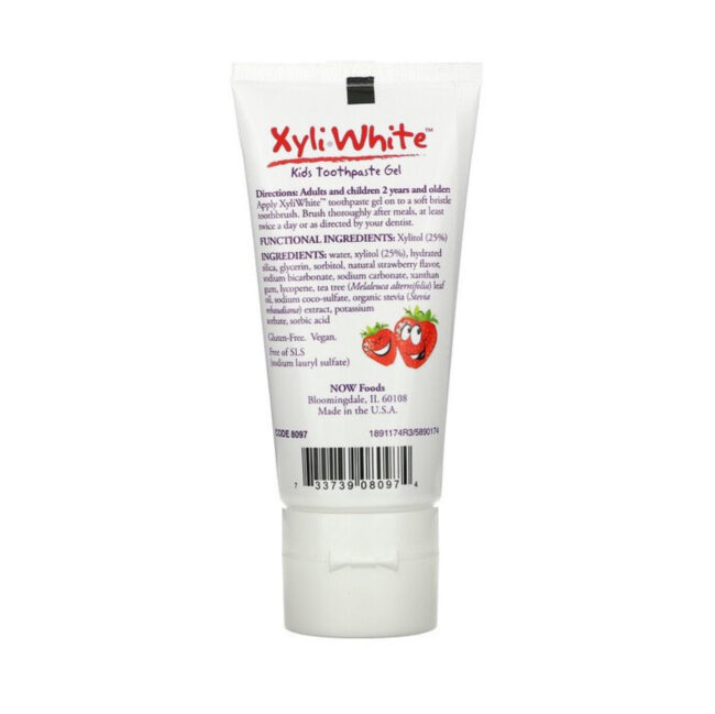 Now Solutions Kids Toothpaste Gel Strawberry