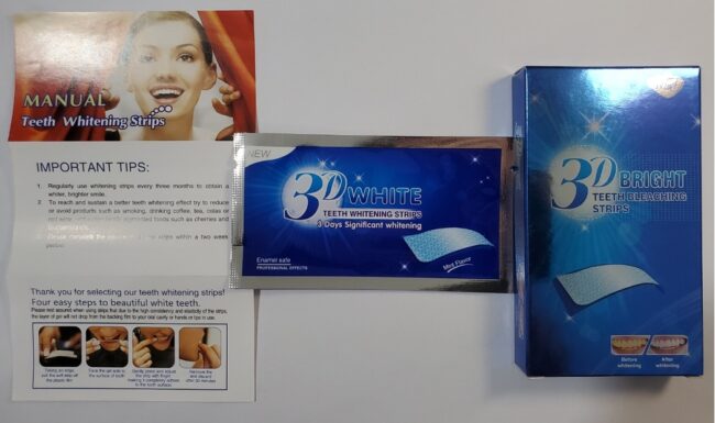 3D White Teeth Whitening Strip