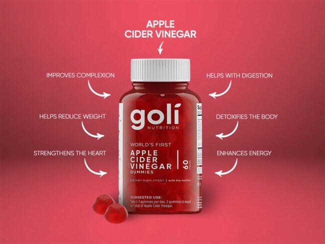 Goli Nutrition Apple Cider Vinegar GummiesGoli Nutrition Apple Cider Vinegar Gummies