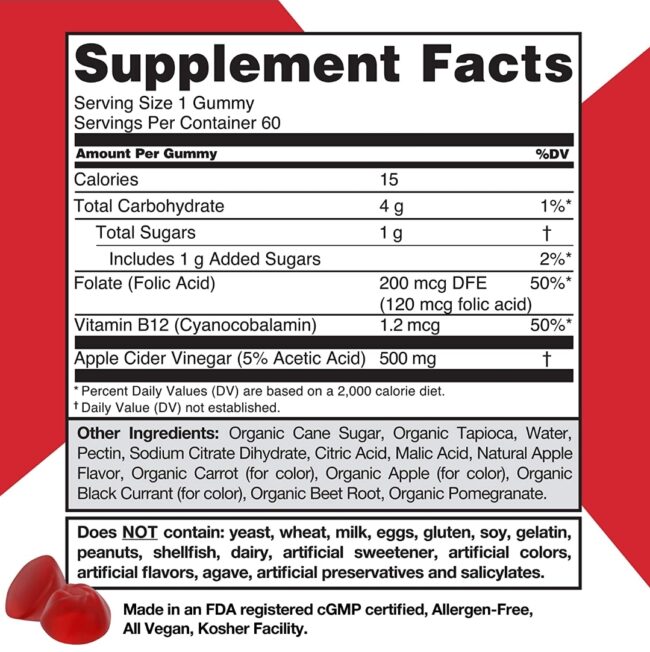 Goli Nutrition Apple Cider Vinegar Gummies