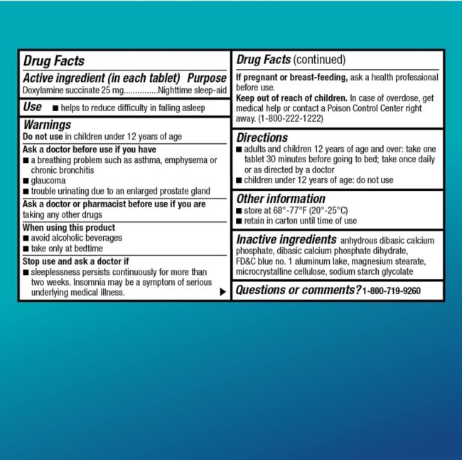 Amazon Basic Care Sleep Aid Tablets