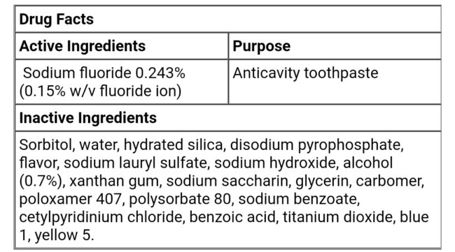 Crest Complete Scope Outlast Plus Whitening Fluoride Toothpaste Long Lasting Mint Fact