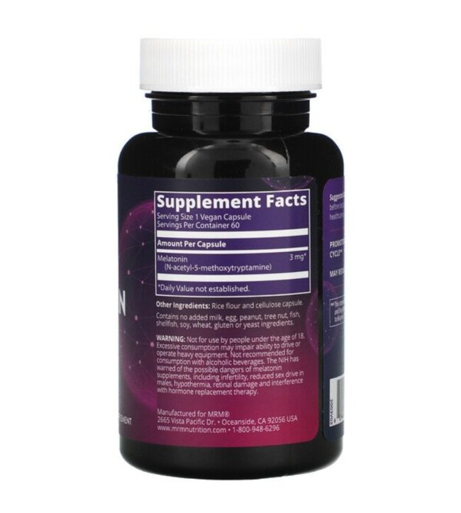 MRM Nutrition Melatonin 3mg