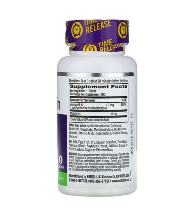 Natrol Melatonin 5mg Fact
