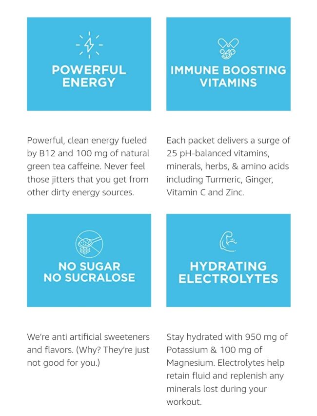 Purebosst Clean Energy Drink Mix & Immune System Support