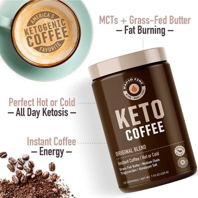 Rapid Fire Ketogenic Fair Trade Instant Keto Coffee
