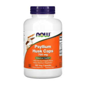 Now Foods Psyllium Husk Caps 700mg Intestinal Health