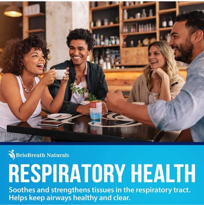 BrioBreath Naturals Lung Cleanse - Respiratory System & Mucus Clear