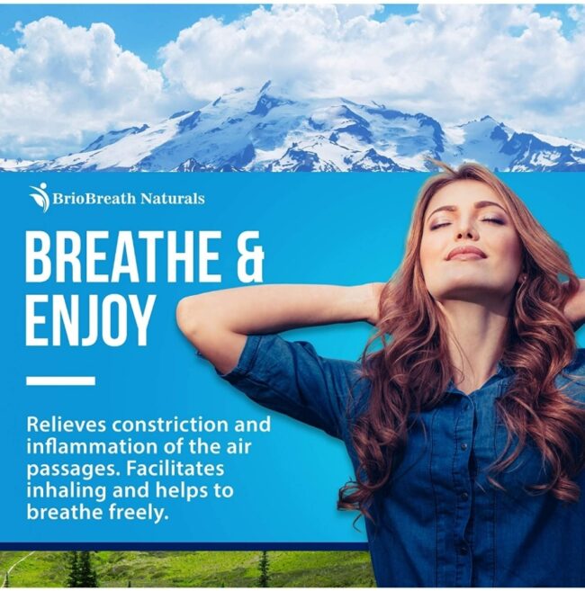 BrioBreath Naturals Lung Cleanse - Respiratory System & Mucus Clear