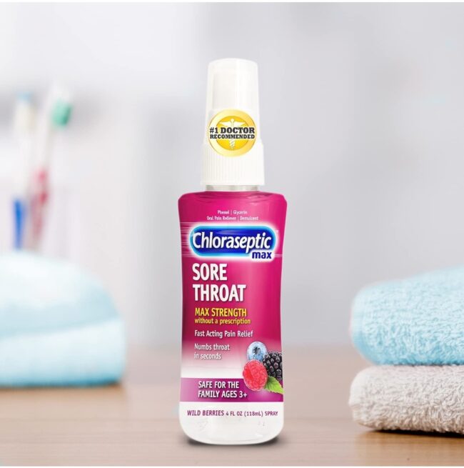 Chloraseptic Max Strength Sore Throat Spray