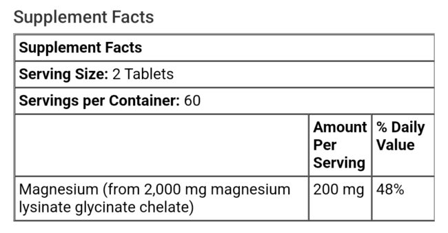 Doctor's Best High Absorption Magnesium 100mg