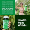 Goli Nutrition Supergreens Gummies 60's with Essential Vitamins and Minerals. Health from Within.