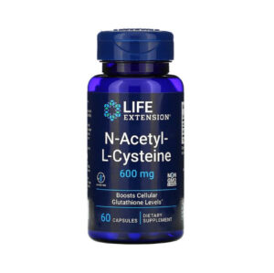 Life Extension N-Acetyl-L-Cysteine 600mg - Boosts Cellular Glutathione Levels