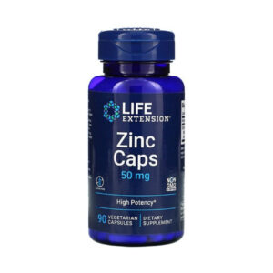 Life Extension Zinc Caps High Potency 50mg - Support Immune System