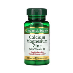 Nature's Bounty Calcium Magnesium Zinc - May Reduce the Risk of Osteoporosis, Bone Health