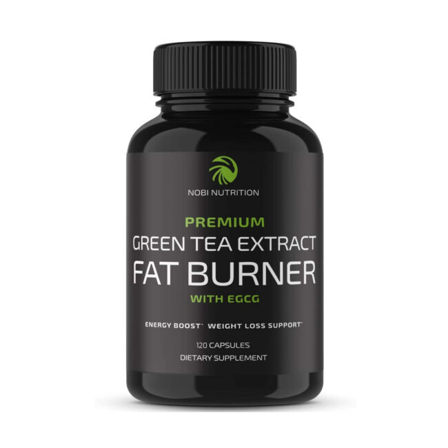 Nobi Nutrition Premium Green Tea Extract Fat Burner with EGCG - Energy Boost & Weight Loss Support