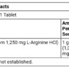 Now Foods Double Strength L-Arginine 1,000mg - Amino Acid & Post-Workout Recovery