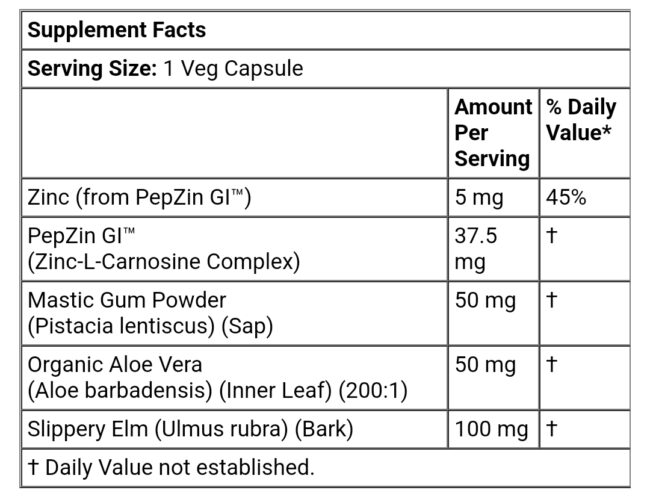 Now Foods Gastro Comfort with PepZin GI - Digestive Health