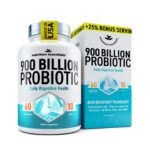 Nutrition Essential 900 Billion CFU Probiotic for Women & Men - Daily Digestive Health