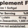 Puritan's Pride Lutein 40 mg with Zeaxanthin - Support eye health & Help contrast sensitivity
