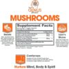 The Genius Brand Genius Mushrooms - Immune System Booster & Nootropic Brain Supplement