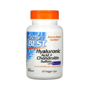 Doctor's Best Hyaluronic Acid + Chondroitin Sulfate with BioCell Collagen - Helps Support Joint Health and Function