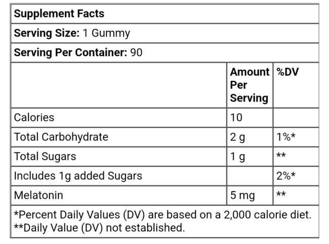 Natrol Melatonin 5mg Sleep Gummies