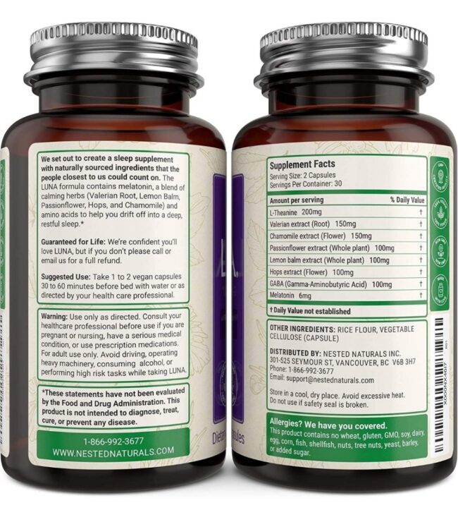 Nested Naturals Luna Gentle Sleep Aid