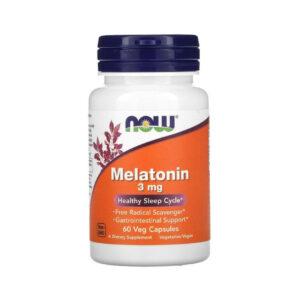 Now Foods Melatonin 3mg - Healthy Sleep Cycle