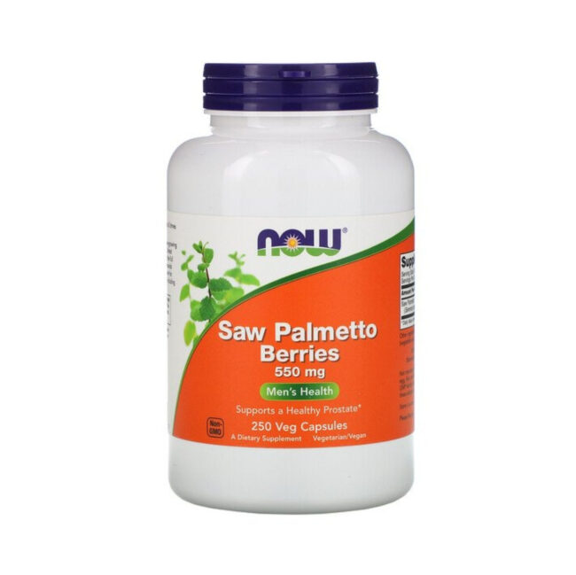 Now Foods Saw Palmetto Berries 550mg - Support Men's Health & A Healthy Prostate
