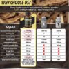 Agobi 5 in 1 Premium Ashwagandha High Extracted Capsule Equivalent to 5200mg Powder. Added Turmeric, Rhodiola Rosea, Ginger, Black Pepper, Strength & Spirit Support