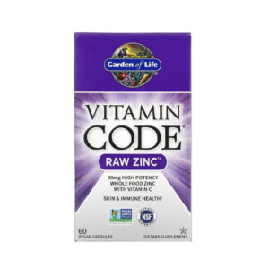 Garden of Life Vitamin Code Raw Zinc - Skin & Immune Health