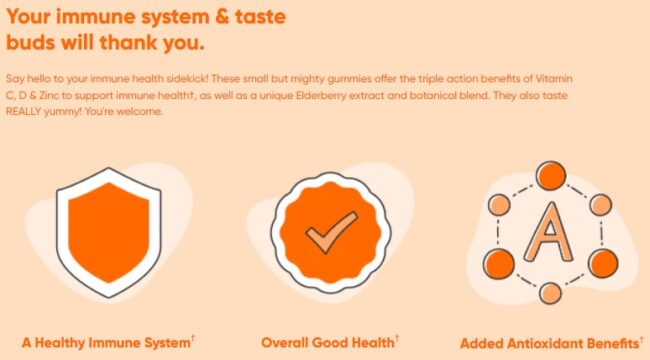Goli Triple Action Immune Gummies