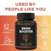 Vital Vitamin Brain Booster - Enhance Focus & Mind, Boost Concentration, Improve Memory & Clarity