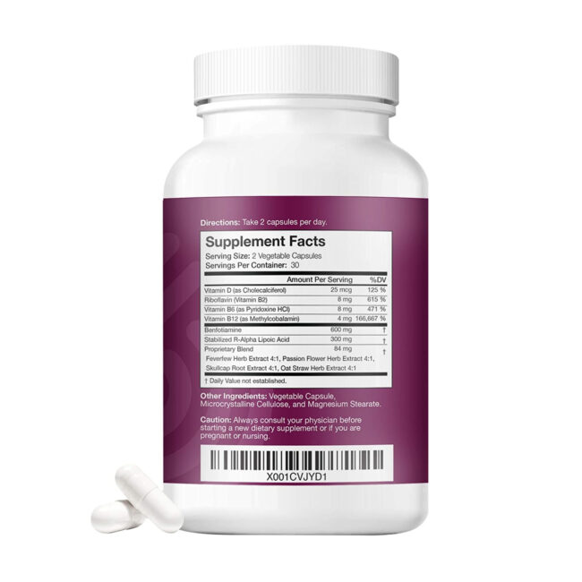 Life Renew Nerve Renew Advanced Nerve Support - Natural Nerve Discomfort Support with R-Alpha Lipoic Acid & Vitamin B Complex
