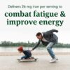 MegaFood Blood Builder - Increase Iron Levels without Nausea or Constipation - Energy Support with Iron, Vitamin B12 and Folic Acid