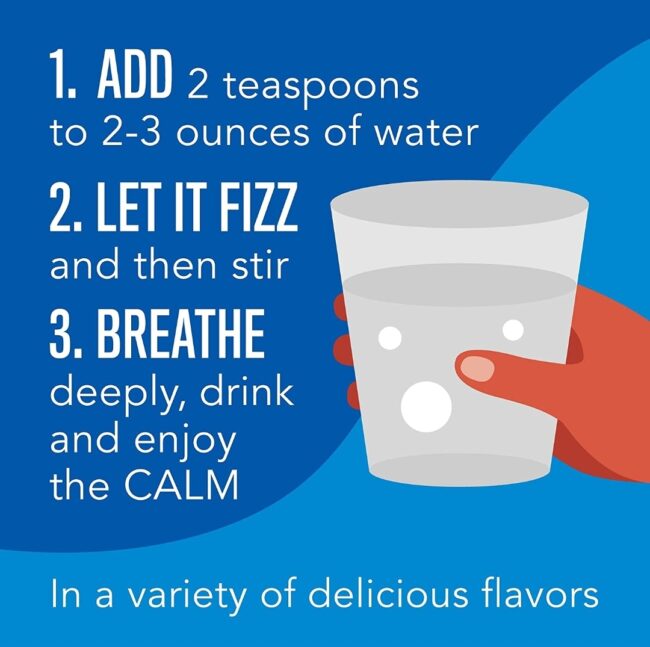 Natural Vitality Calm Magnesium Citrate Supplement Anti Stress Drink Mix Powder