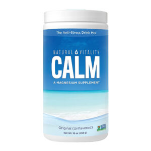 Natural Vitality Calm Magnesium Citrate Supplement Anti Stress Drink Mix Powder