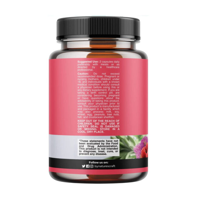 Natures Craft Menopause Support - Perfect for Hormonal Balance, Night Sweating & Hot Flashes Menopause Relief