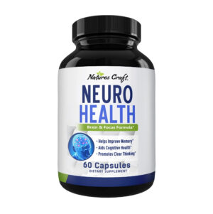 Natures Craft Nootropics Brain Supplement Support - Memory Booster for Mind Focus