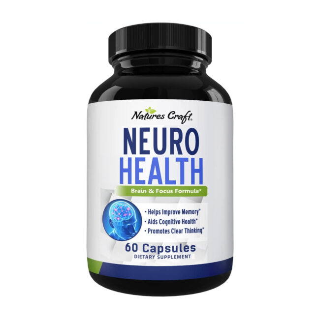 Natures Craft Nootropics Brain Supplement Support - Memory Booster for Mind Focus