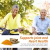 Nature's Nutrition Turmeric & Ginger with Bioperine 1950mg - Natural Joint Inflammatory Support, Black Pepper for Max Absorption, Nature's Turmeric Extract Supplement