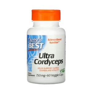 Doctor's Best Ultra Cordyceps 750mg - Improve Energy. Stamina & Vitality