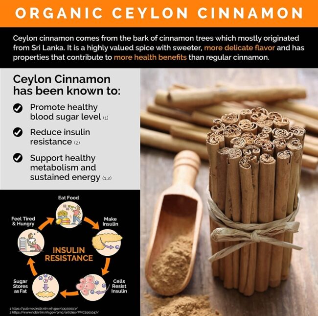 PrimeMD 5-in-1 Organic Ceylon Cinnamon Apple Cider Vinegar, Turmeric, Ginseng Root Capsules, Bioperine Supplement - Immunity, Metabolism, Joint Health & Cognition