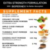 PrimeMD 5-in-1 Organic Ceylon Cinnamon Apple Cider Vinegar, Turmeric, Ginseng Root Capsules, Bioperine Supplement - Immunity, Metabolism, Joint Health & Cognition