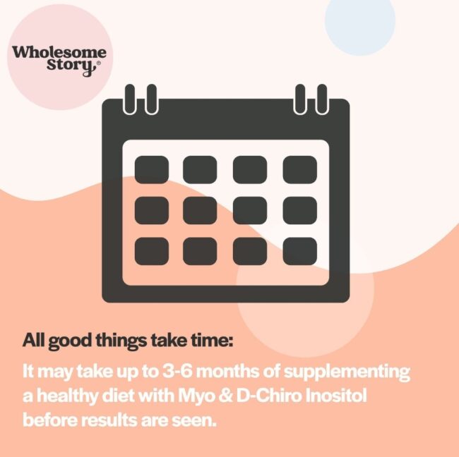 Wholesome Story Myo & D-Chiro Inositol - Hormonal Balance & Healthy Ovarian Function Support for Women