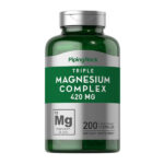 Piping Rock Triple Magnesium Complex 420mg - Support Nervous System Health, Bone & Muscle Health