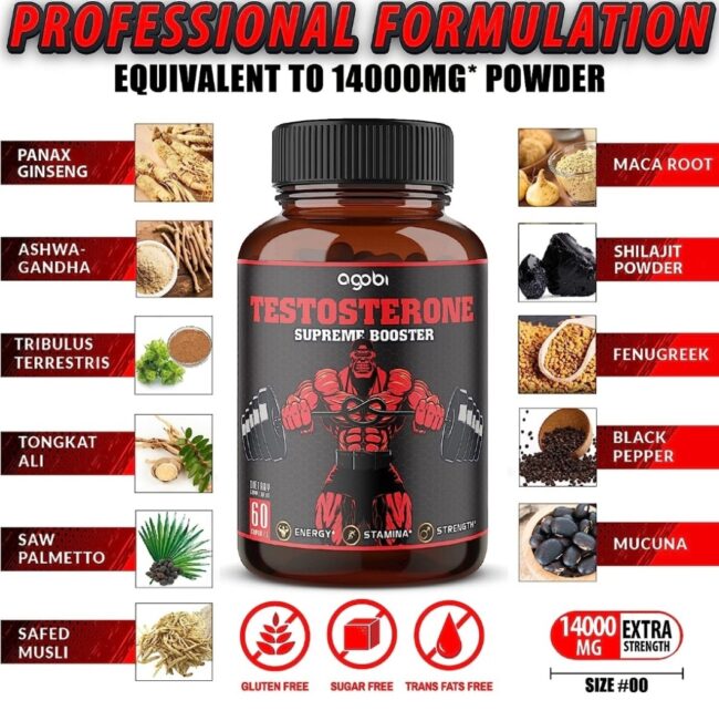 Agobi Testosterone Supreme Booster - Male Performance